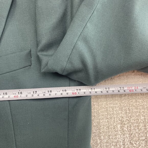 Henley Canada Green Wool Double Breasted Suit Jacket Men’s 40S + 34W Pants Set - Picture 15 of 16